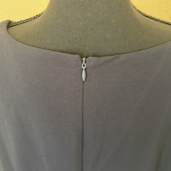 MAYA BROOKE Beautiful Royal Blue Sequins Long formal dress w/ 3/4 Sleeve jacket - Picture 6 of 7